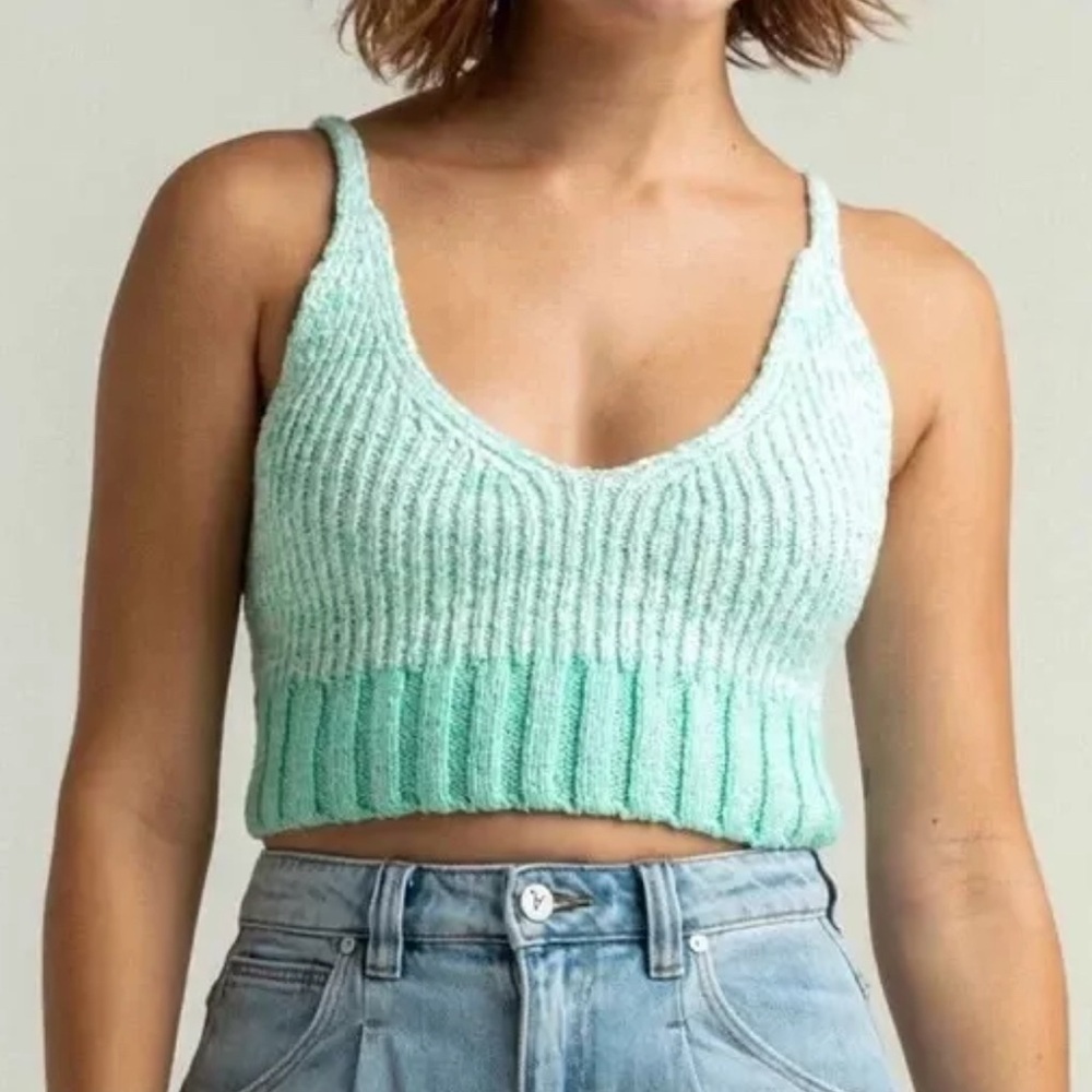 Free People Intimately Here All Day NWT knit bralette top, small